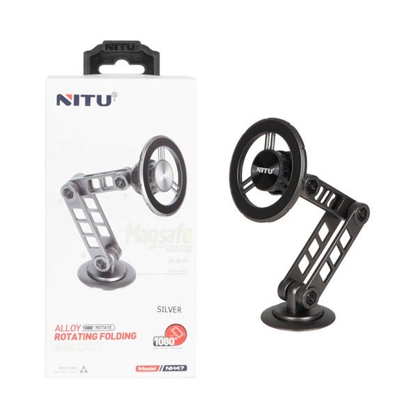 هولدر گوشی موبایل پایه دار NITU مدل NH47 - خاکستری