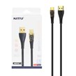 کابل شارژ فست NITU Type-C مدل NC321 - مشکی (گارانتی 18 ماه تعویض نیکان همراه)
