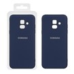 قاب نیو سیلیکون محافظ لنزدار RFF مدل Samsung Galaxy A6 - سرمه ای (پک دار)