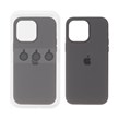 قاب سیلیکونی اورجینال با ست محافظ لنز رینگی Apple iPhone 13 Pro Max - خاکستری کد 1 (پک دار)