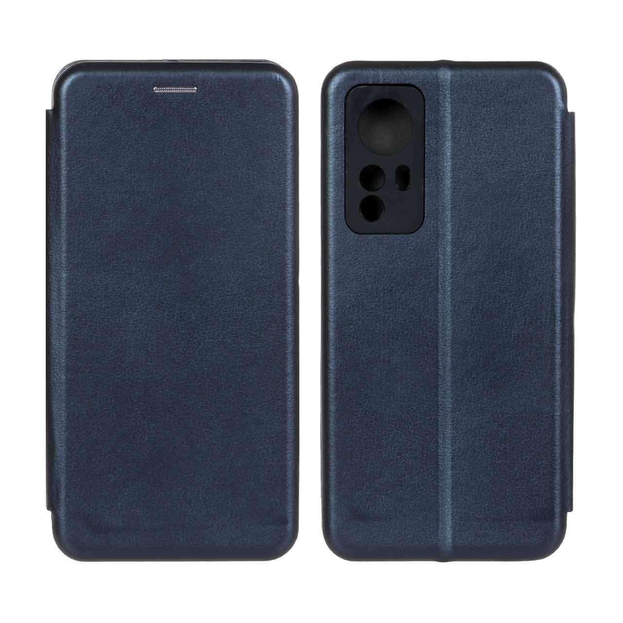 کیف موبایل مغناطیسی Xiaomi Mi 12 / Mi 12X - سرمه ای کد 1