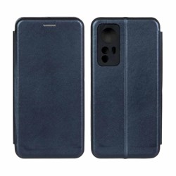 کیف موبایل مغناطیسی Xiaomi Mi 12 / Mi 12X - سرمه ای کد 1