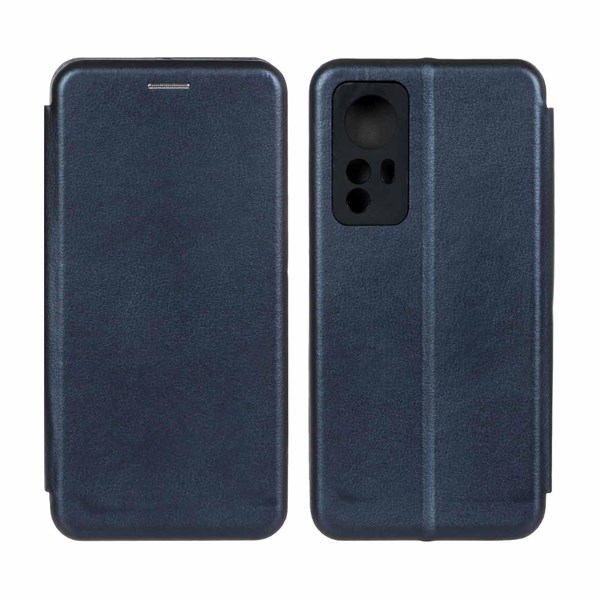 کیف موبایل مغناطیسی Xiaomi Mi 12 / Mi 12X - سرمه ای کد 1