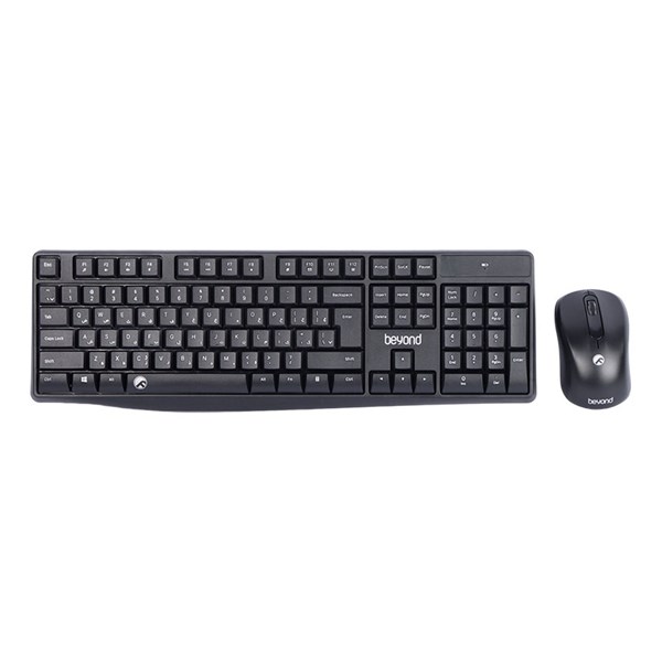 کیبورد و ماوس بی سیم Beyond مدل BMK-5110RF - مشکی