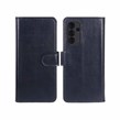 کیف موبایل چرمی مگنتی محافظ لنزدار Samsung Galaxy A15 - سرمه ای