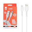 کابل شارژ فست 1.1 متری اندروید MNS مدل M016A - سفید - SMO
