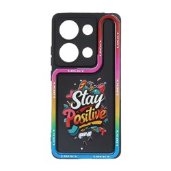 قاب Solid Case منحنی LUCKY طرح دار Xiaomi Redmi Note 14S / Note 13 Pro 4G / M6 Pro 4G - کد 37