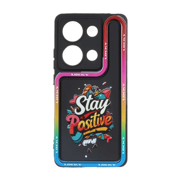 قاب Solid Case منحنی LUCKY طرح دار Xiaomi Redmi Note 14S / Note 13 Pro 4G / M6 Pro 4G - کد 37