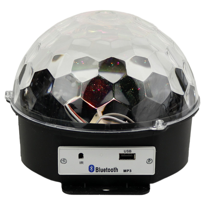 رقص نور اسپیکر دار MP3 LED Magic Ball Light + ریموت کنترل