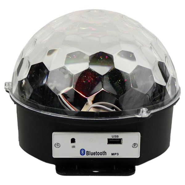 رقص نور اسپیکر دار MP3 LED Magic Ball Light + ریموت کنترل