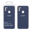 قاب نیو سیلیکون محافظ لنزدار RFF مدل Samsung Galaxy A11 / M11 - سرمه ای (پک دار)