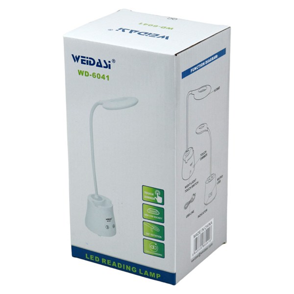 چراغ مطالعه شارژی ویداسی Weidasi WD-6041