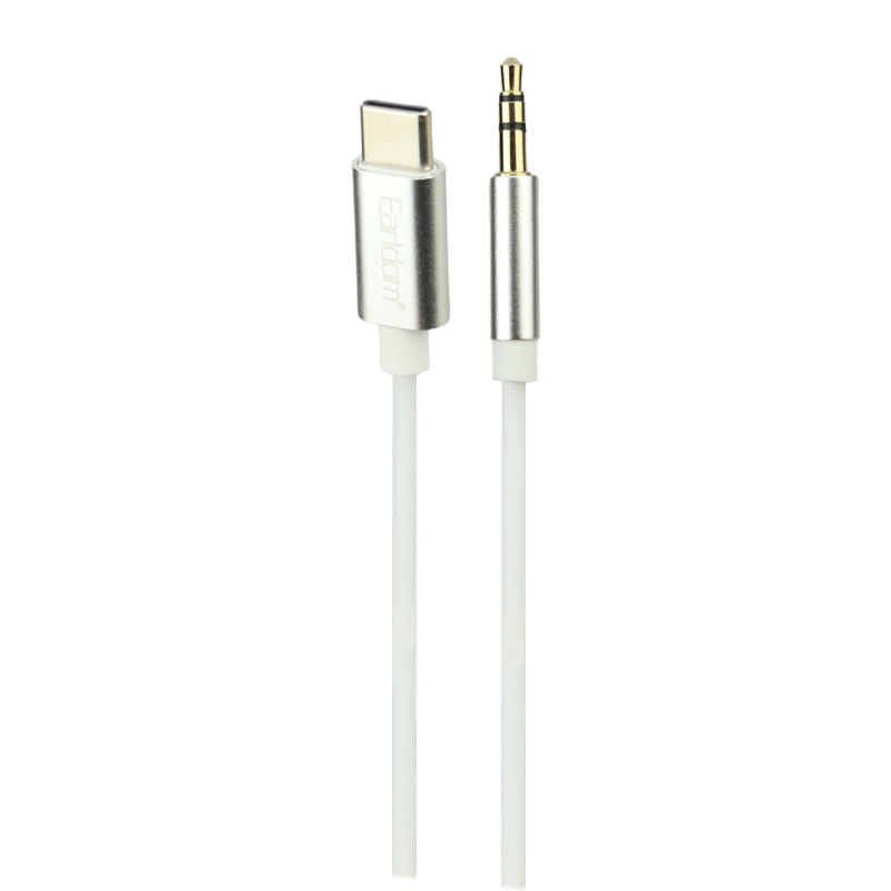 کابل تبدیل Type-C به AUX ارلدام ET-AUX28 طول 1 متر