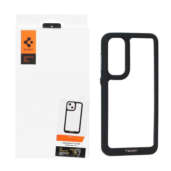 قاب اورجینال Spigen مدل Samsung Galaxy A35 / A55 - شفاف مشکی