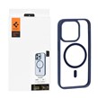قاب اورجینال Magsafe Spigen با توری اسپیکر فلزی Apple iPhone 15 Pro - سرمه ای (پک دار)
