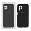 قاب سیلیکونی پاک کنی محافظ لنزدار اورجینال Samsung Galaxy A22 4G / M22 / M32 4G / F22 - مشکی (پک اصلی)