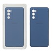 قاب سیلیکونی پاک کنی محافظ لنزدار اورجینال Samsung Galaxy S20 FE - آبی تیره (پک اصلی)
