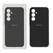 قاب سیلیکونی پاک کنی محافظ لنزدار اورجینال Samsung Galaxy A55 - مشکی (پک اصلی)