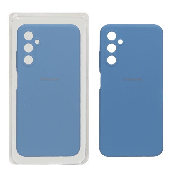 قاب سیلیکونی پاک کنی اورجینال Samsung Galaxy A05s - آبی تیره (پک اصلی)