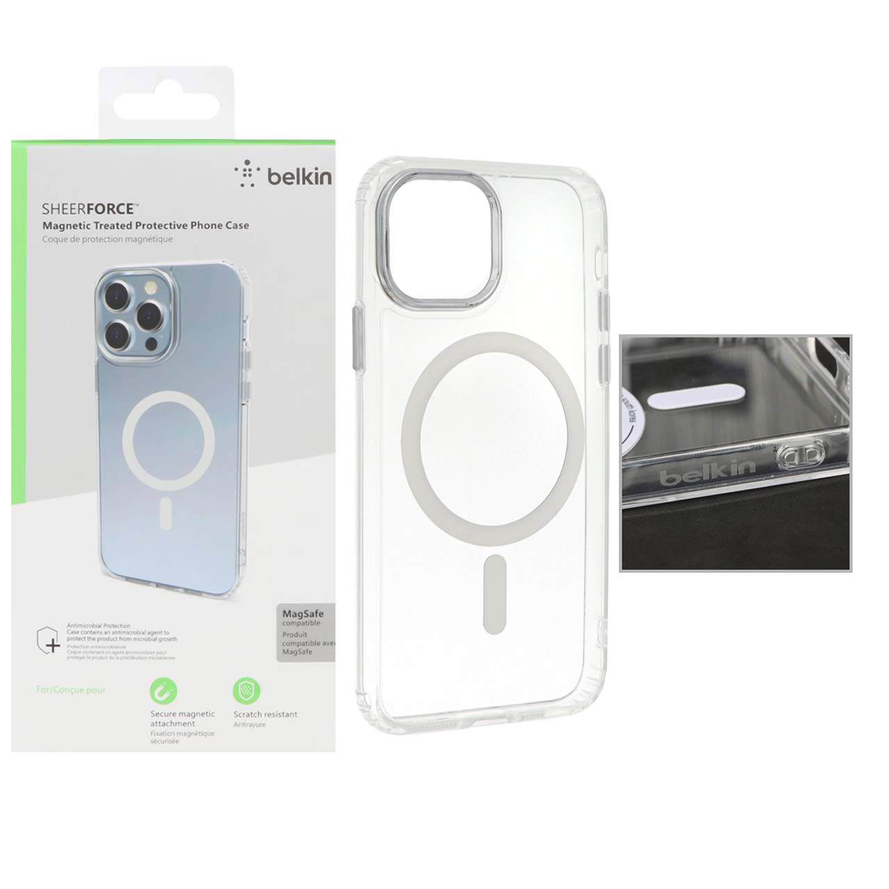 قاب belkin شفاف Magsafe مدل Apple iPhone 11 Pro (پک دار)