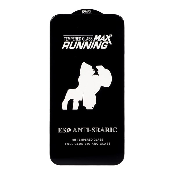 محافظ صفحه نمایش شیشه ای Running Max ESD مدل Apple iPhone 13 / iPhone 13 Pro / iPhone 14 / 16e (بدون پک)