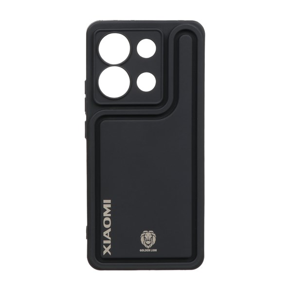 قاب Solid Case منحنی Golden Lion مدل Xiaomi Redmi Note 13 4G- مشکی