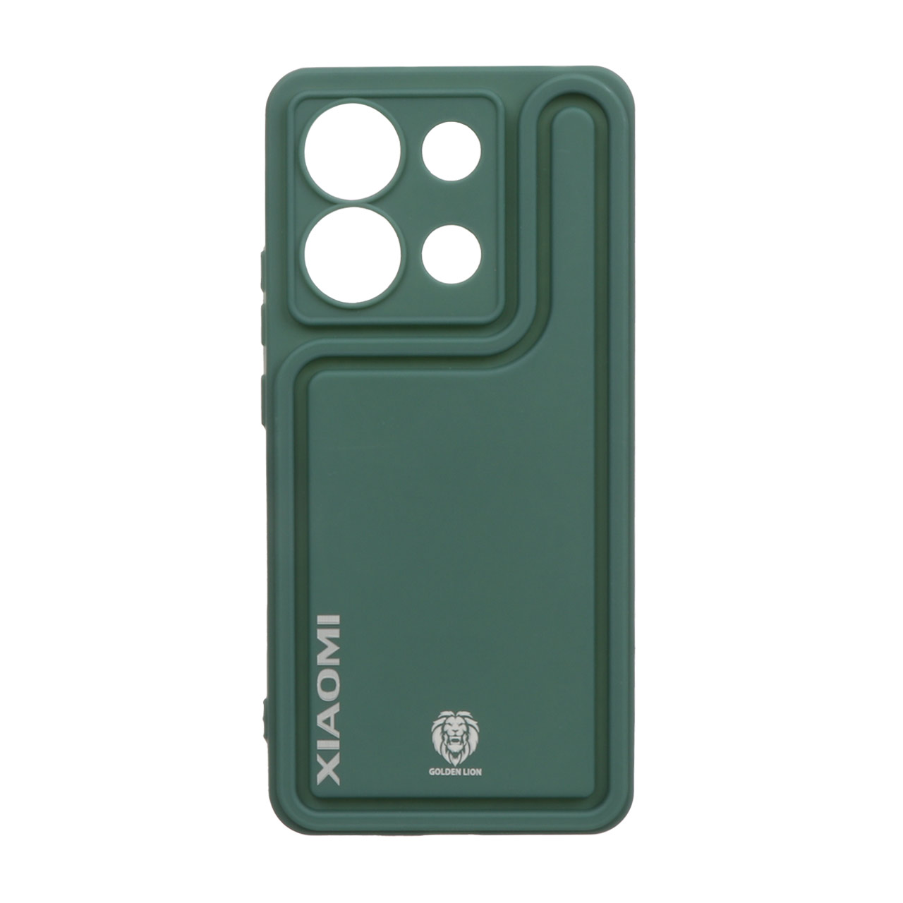 قاب Solid Case منحنی Golden Lion مدل Xiaomi Redmi Note 13 4G- سبز