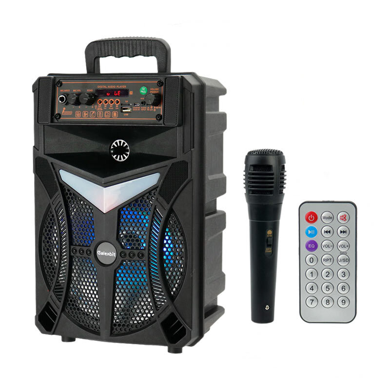 اسپیکر بلوتوثی گلکس بیت GS-13 + میکروفون و ریموت کنترل