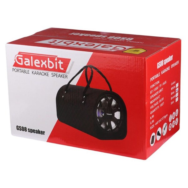 اسپیکر بلوتوثی گلکس بیت GS-08 + میکروفون و ریموت کنترل