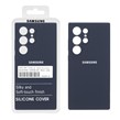 قاب سیلیکونی پاک کنی اورجینال درجه یک Samsung Galaxy S24 Ultra - سرمه ای تیره (پک دار)