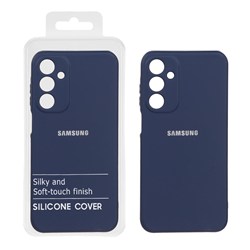 قاب نیو سیلیکون محافظ لنزدار RFF مدل Samsung Galaxy A25 5G - سرمه ای (پک دار)
