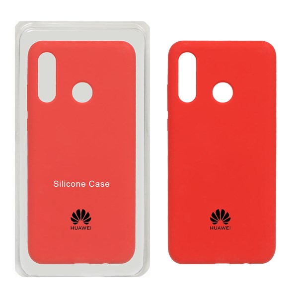 قاب سیلیکونی پاک کنی اورجینال Huawei P30 Lite - قرمز (پک اصلی)