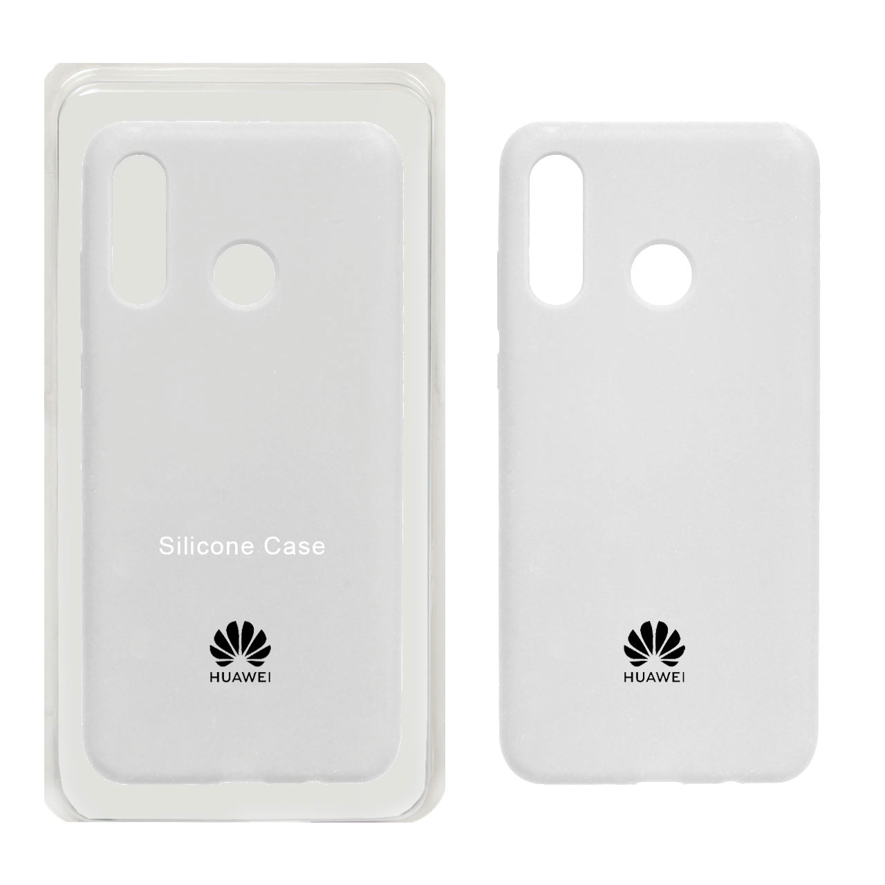 قاب سیلیکونی پاک کنی اورجینال Huawei P30 Lite - سفید (پک اصلی)
