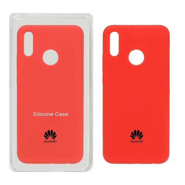 قاب سیلیکونی پاک کنی اورجینال Huawei Y9 (2019) - قرمز (پک اصلی)
