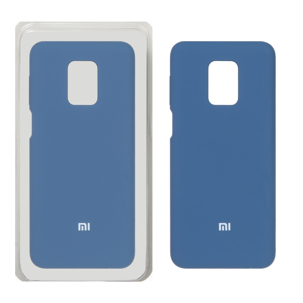 قاب سیلیکونی پاک کنی اورجینال Xiaomi Redmi Note 9S / Redmi Note 9 Pro / Redmi Note 9 Pro Max - آبی تیره (پک اصلی)