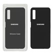 قاب سیلیکونی پاک کنی اورجینال Samsung Galaxy A750 / A7 (2018) - مشکی (پک اصلی)