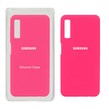 قاب سیلیکونی پاک کنی اورجینال Samsung Galaxy A750 / A7 (2018) - صورتی فانتزی (پک اصلی)