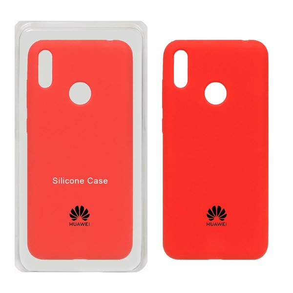 قاب سیلیکونی پاک کنی اورجینال Huawei Y7 Prime (2019) / Huawei Y7 (2019) - قرمز (پک اصلی)
