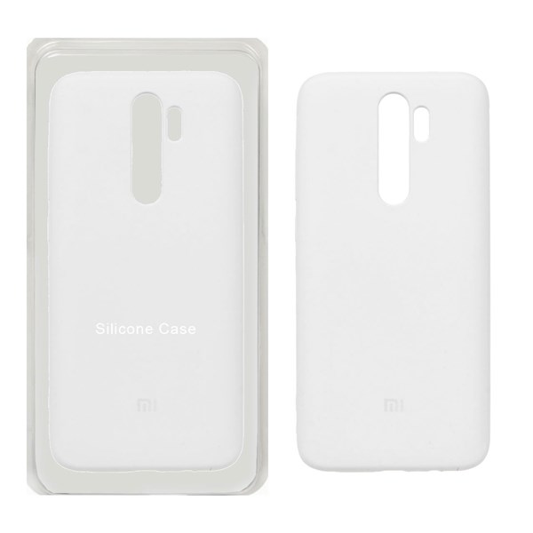 قاب سیلیکونی پاک کنی اورجینال Xiaomi Redmi Note 8 Pro - سفید (پک اصلی)
