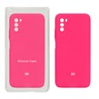 قاب سیلیکونی پاک کنی محافظ لنزدار اورجینال Xiaomi Poco M3 - صورتی فانتزی (پک اصلی)