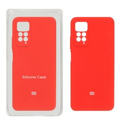قاب سیلیکونی پاک کنی محافظ لنزدار اورجینال Xiaomi Redmi Note 12 Pro 4G / Redmi Note 11 Pro - قرمز (پک اصلی)