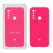 قاب سیلیکونی پاک کنی محافظ لنزدار اورجینال Xiaomi Redmi Note 8 - صورتی فانتزی (پک اصلی)