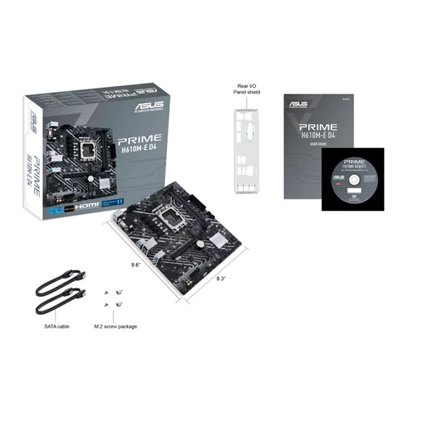 مادربرد ایسوس Prime H610M-E D4 DDR4