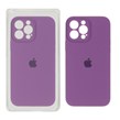 قاب سیلیکونی پاک کنی محافظ لنزدار اورجینال Apple iPhone 13 Pro Max - ارغوانی (پک اصلی)
