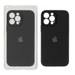 قاب سیلیکونی پاک کنی محافظ لنزدار اورجینال Apple iPhone 13 Pro Max - مشکی (پک اصلی)