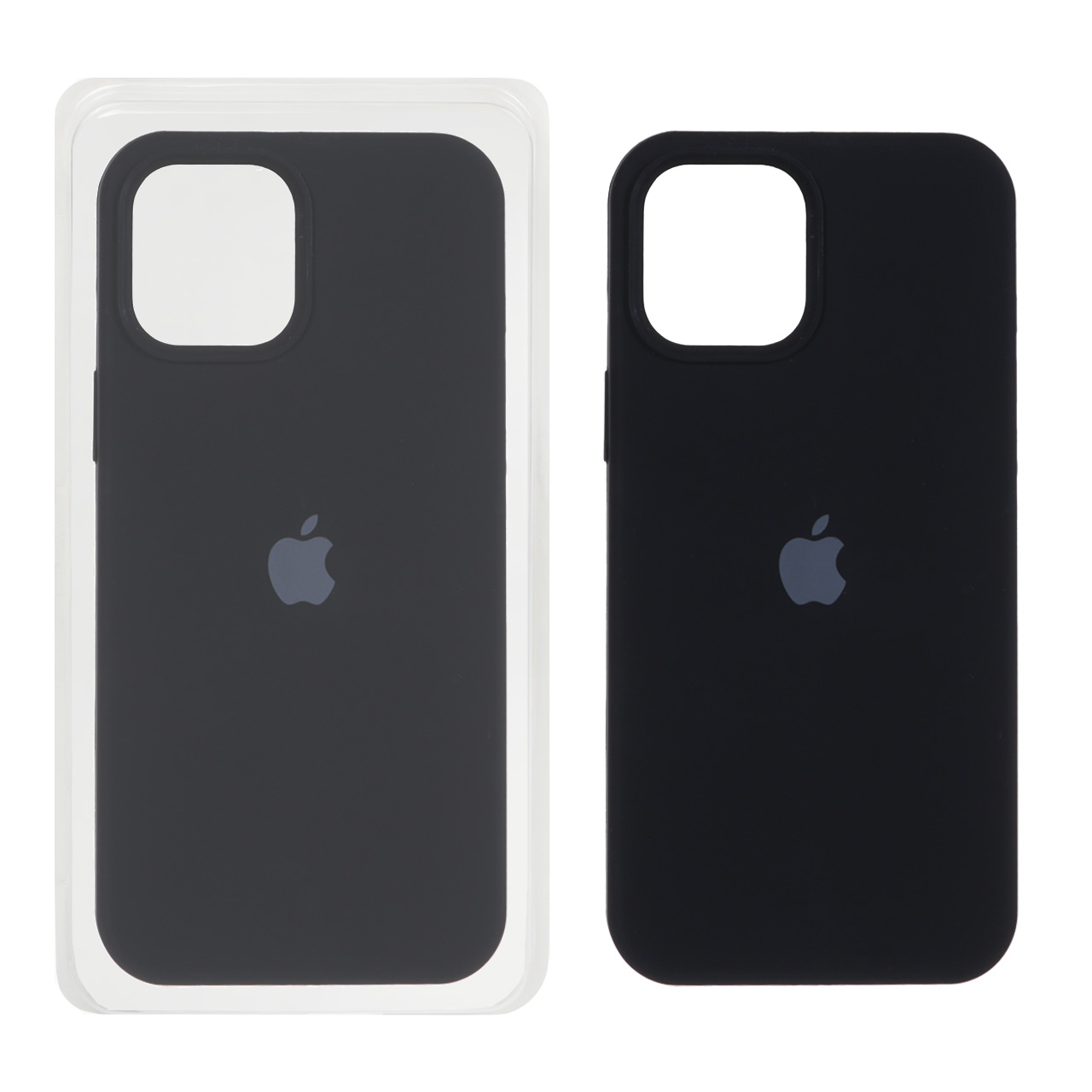 قاب سیلیکونی پاک کنی اورجینال Apple iPhone 12 Pro Max - مشکی (پک اصلی)