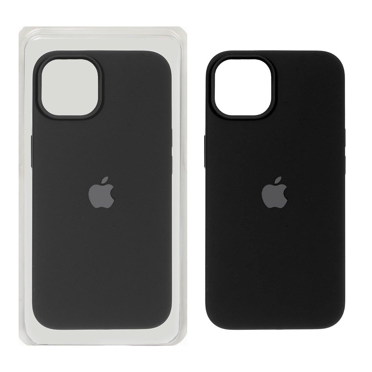 قاب سیلیکونی پاک کنی اورجینال Apple iPhone 13 / iPhone 14 - مشکی (پک اصلی)