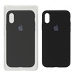 قاب سیلیکونی پاک کنی اورجینال Apple iPhone X / iPhone XS - مشکی (پک اصلی)