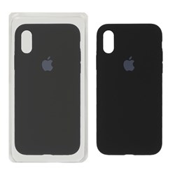 قاب سیلیکونی پاک کنی اورجینال Apple iPhone X / iPhone XS - مشکی (پک اصلی)