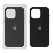 قاب سیلیکونی پاک کنی اورجینال Apple iPhone 15 Pro Max - مشکی (پک اصلی)